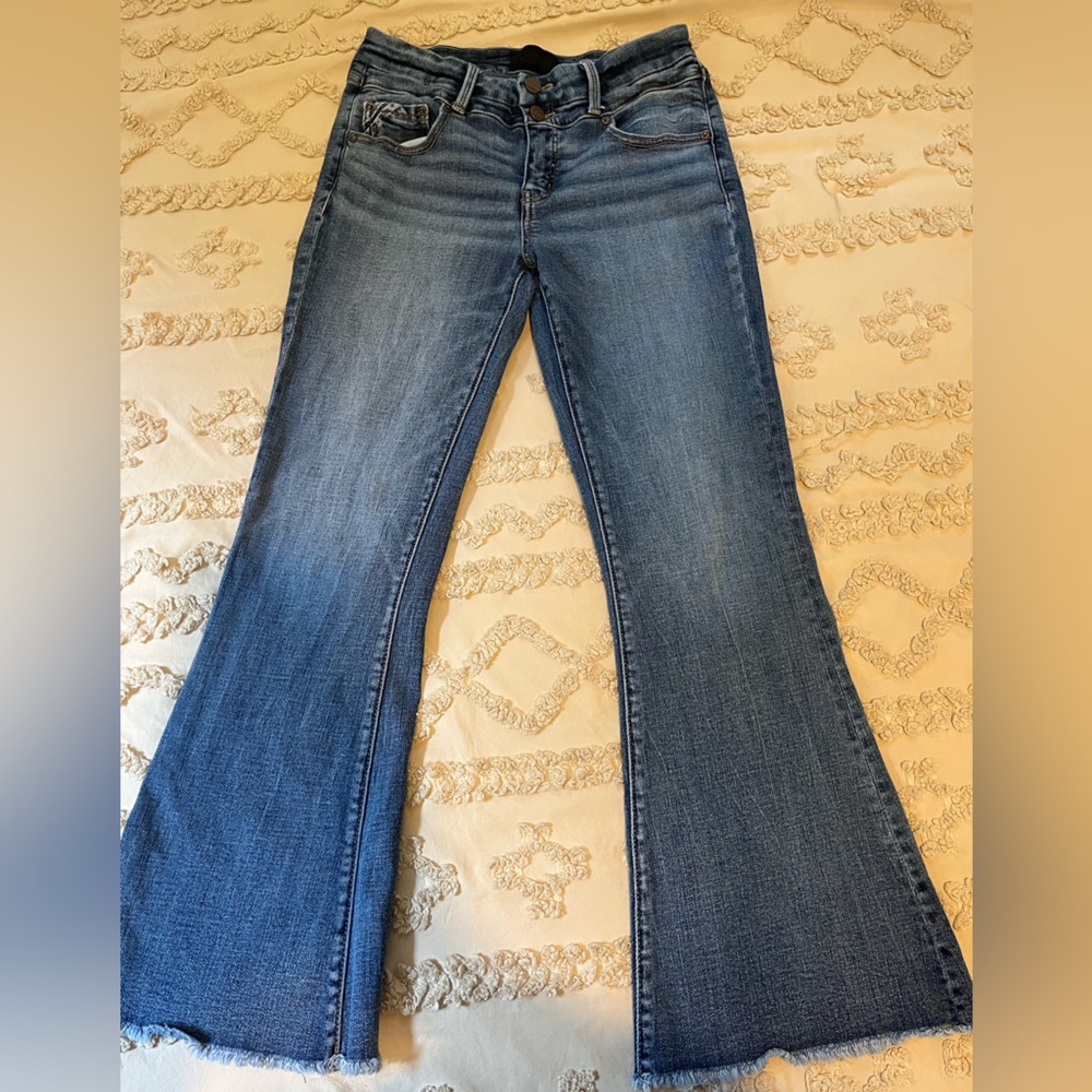 Buckle Blue Flare Women's Jeans